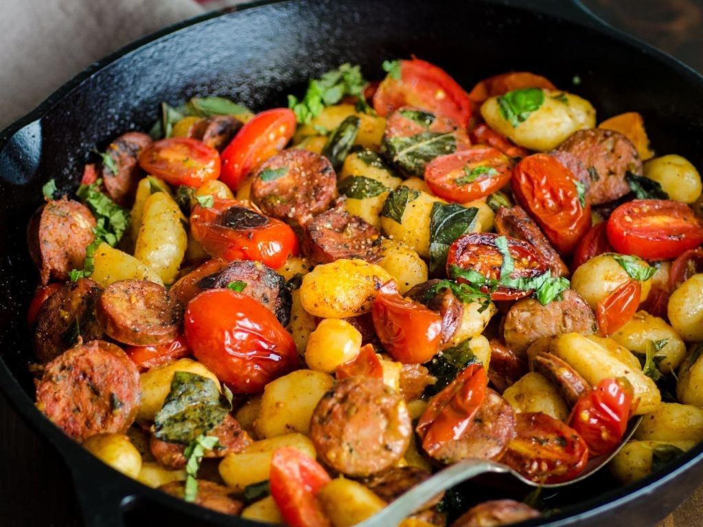 Gnocchi and Sausage Skillet