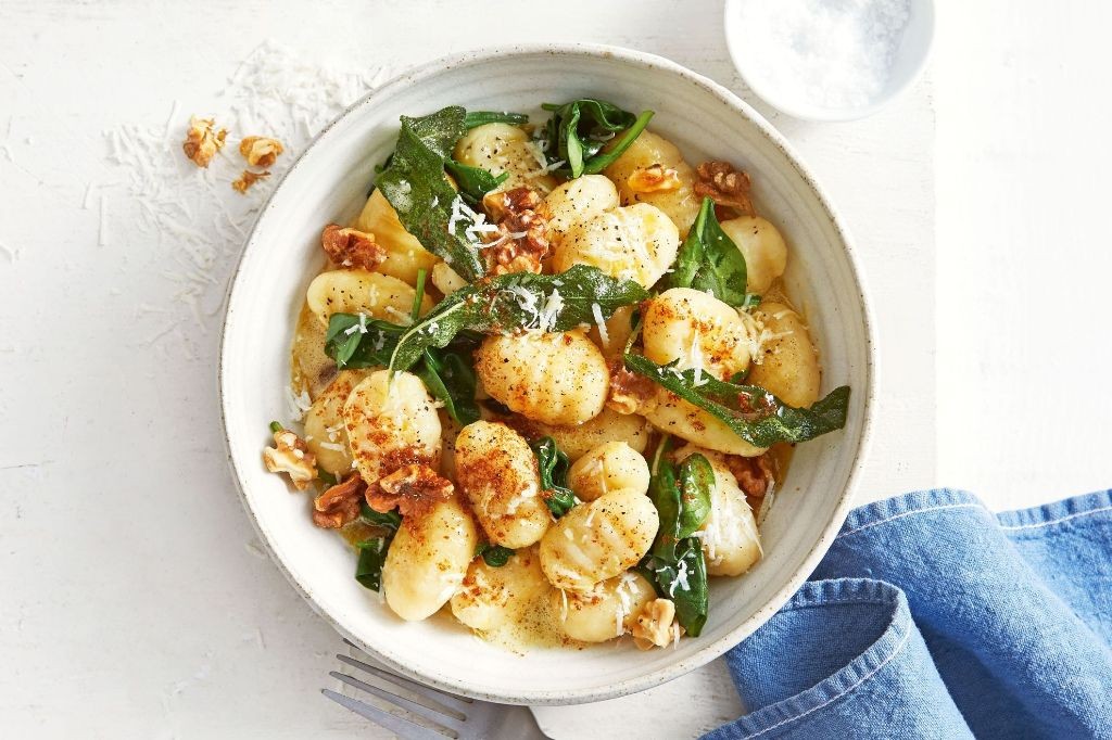 Gnocchi with Browned Butter and Walnuts