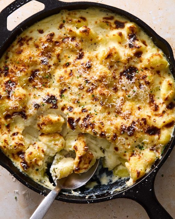 Gnocchi with Roasted Garlic Alfredo