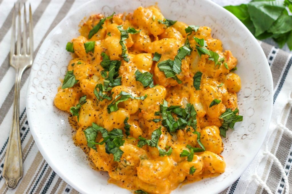 Gnocchi with Sun-Dried Tomato Pesto