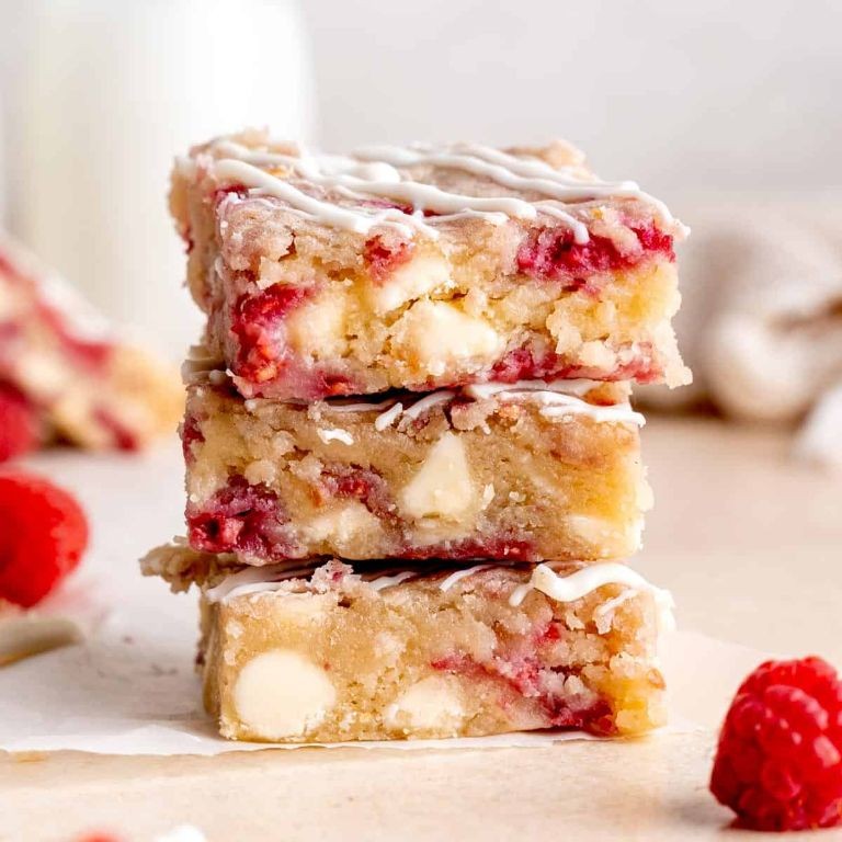 Golden Berry and White Chocolate Blondies
