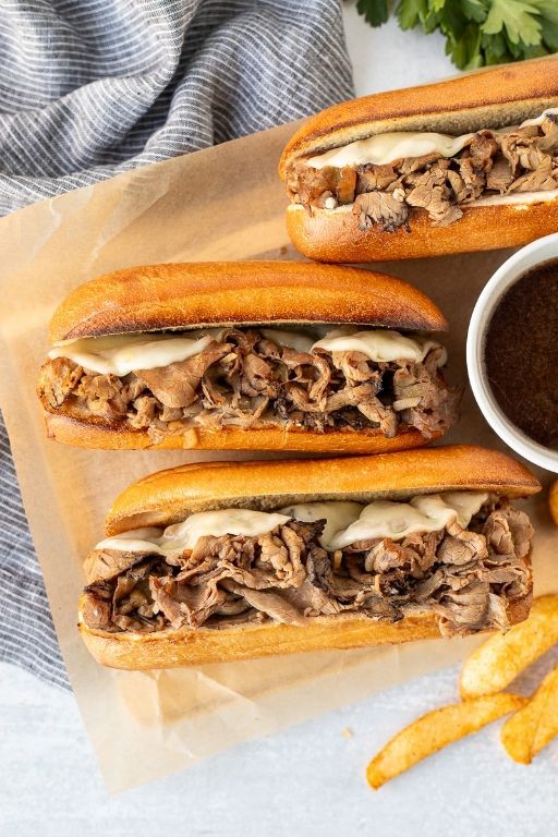 Golden French Dip with Au Jus