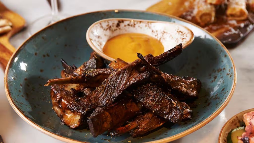 Greek Lamb Ribs with Honey and Oregano Glaze