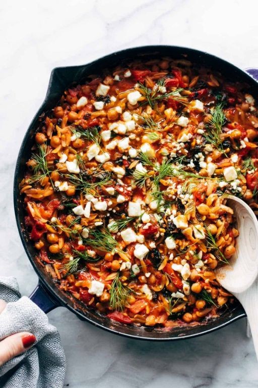 Greek Orzo and Feta Casserole