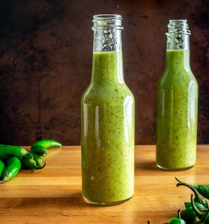 Green Serrano Hot Sauce