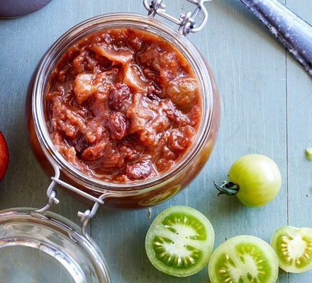 Green Tomato and Apple Chutney