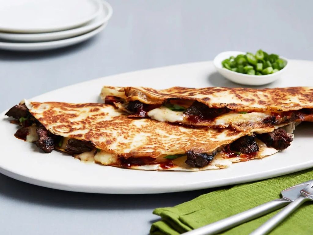 Grilled Beef and Pepper Jack Quesadillas