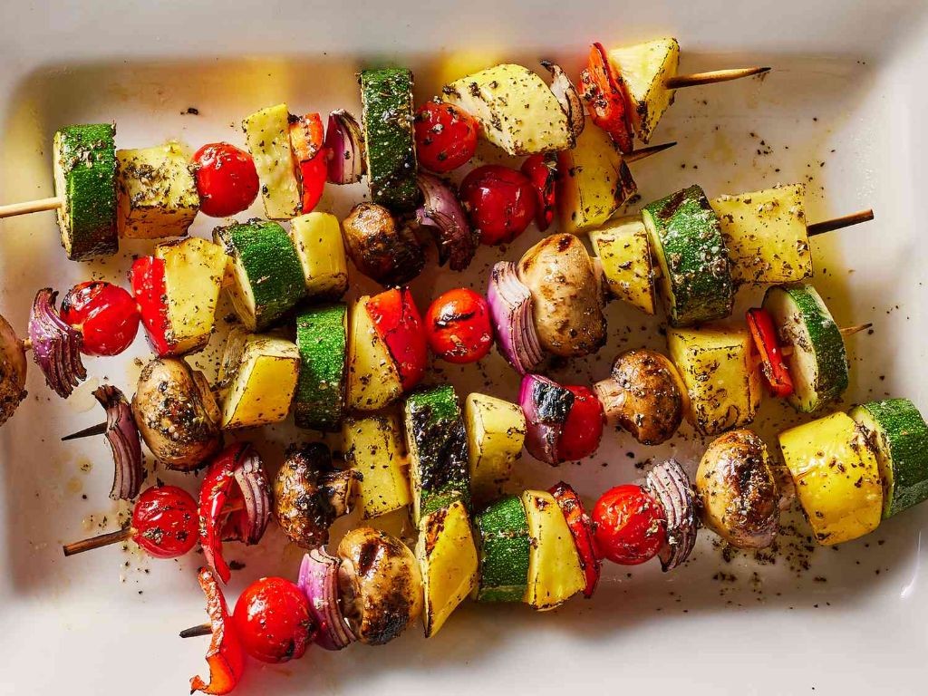 Grilled Veggie Kabobs