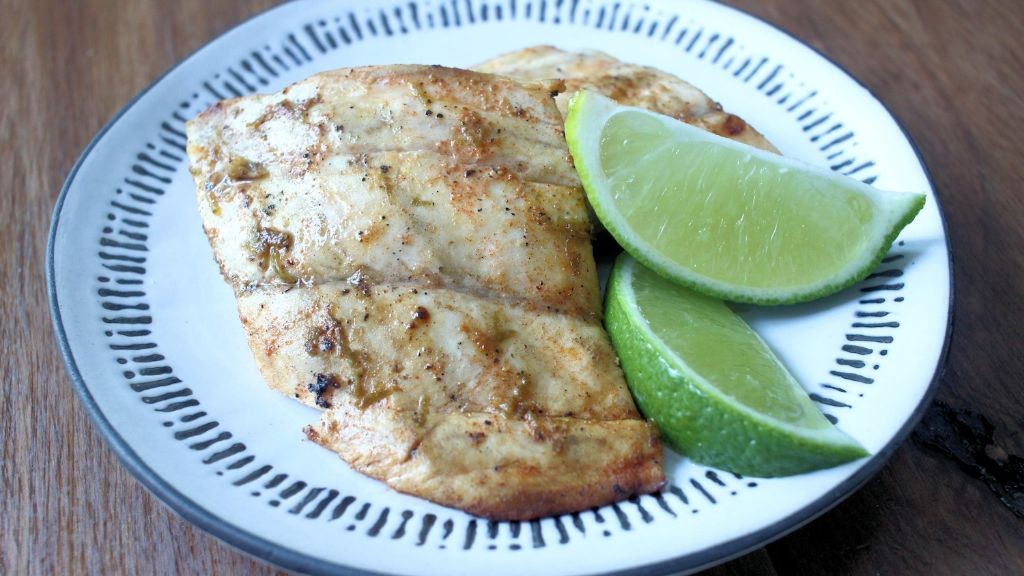 Grilled Wahoo with Cilantro Lime Marinade