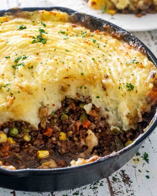Hamburger Skillet Shepherd’s Pie