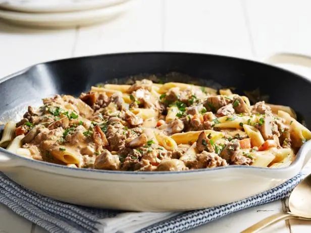 Hamburger Skillet Stroganoff