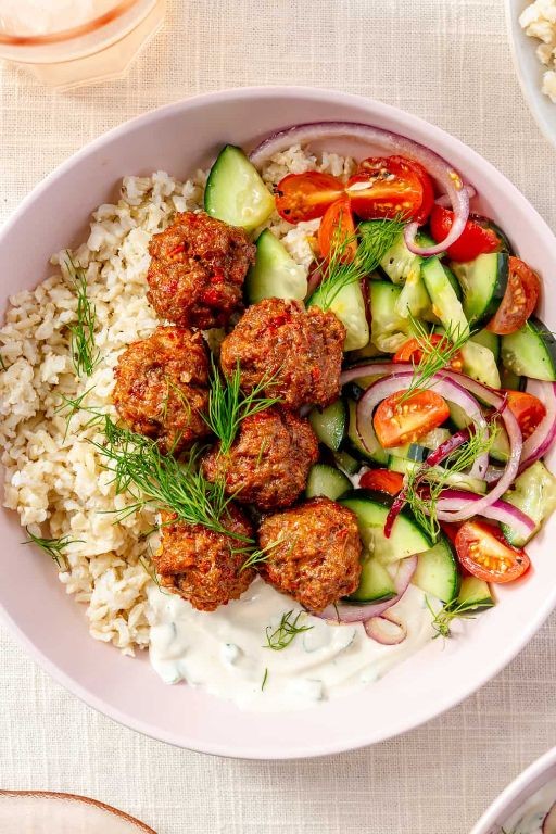 Harissa-Spiced Lamb Meatballs with Couscous