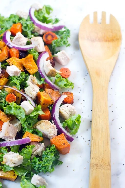 Harvest Turkey Salad with Sweet Potatoes
