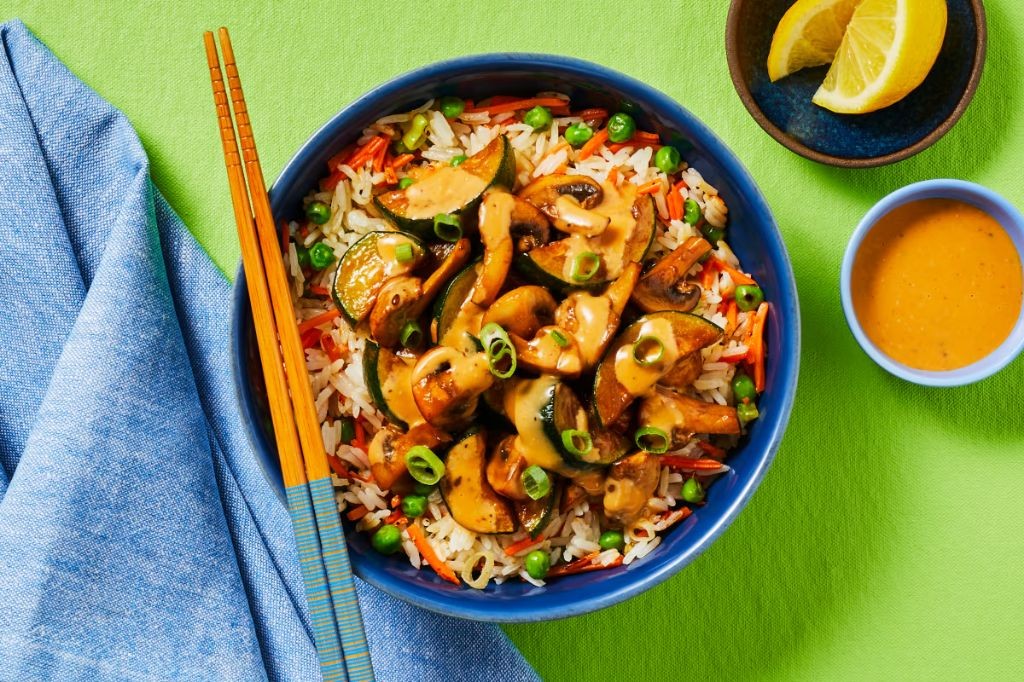 Hibachi Mushroom and Onion Stir-Fry