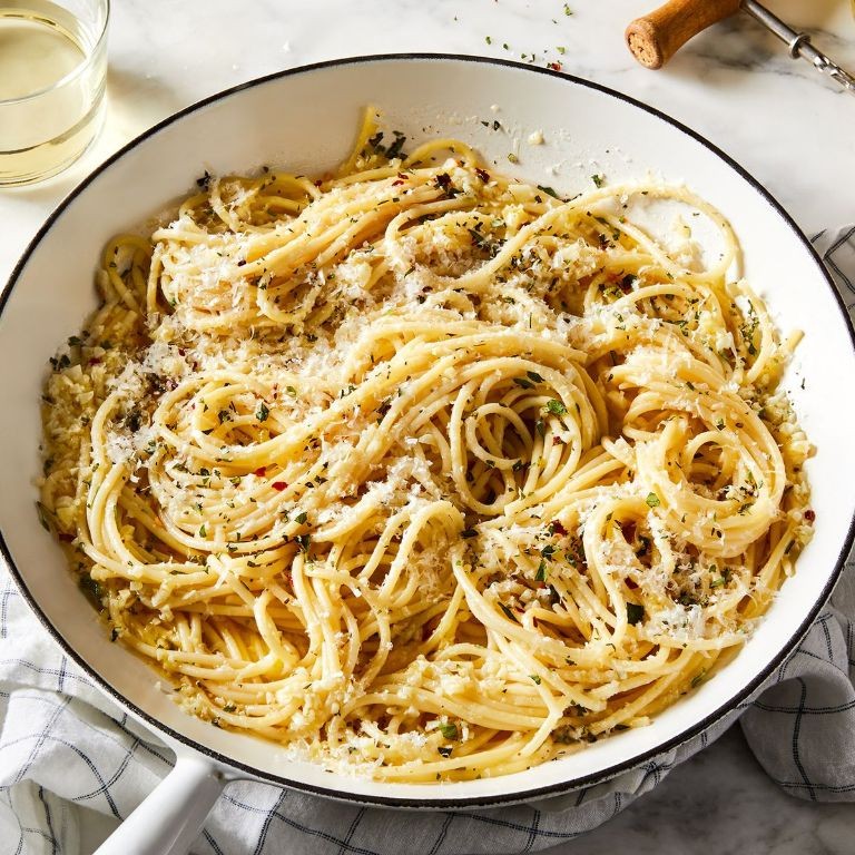 Homemade Garlic Butter Pasta