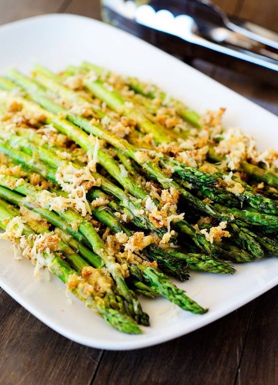 Honey Mustard Roasted Asparagus