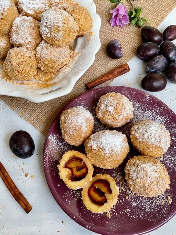 Hungarian Plum Dumplings (Szilvás Gombóc)