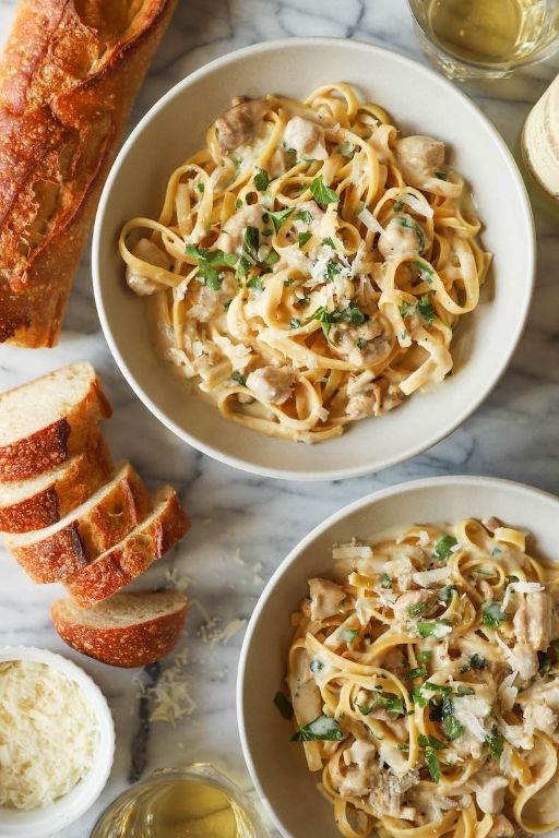 Instant Pot Chicken Alfredo Pasta