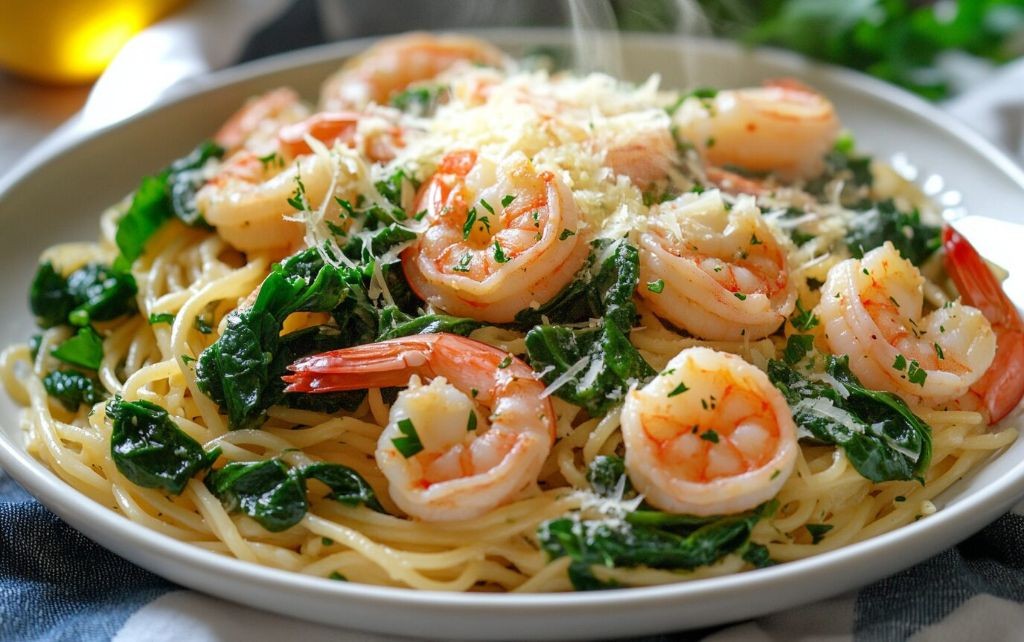 Instant Pot Lemon Garlic Shrimp Pasta