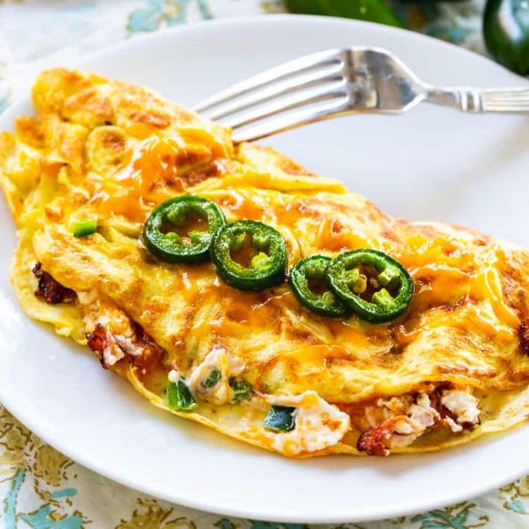 Jalapeño and Pepper Jack Omelette