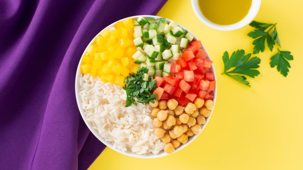 Jasmine Rice and Chickpea Salad