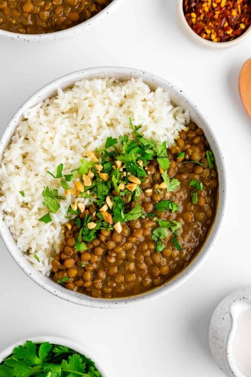 Jasmine Rice and Lentil Curry