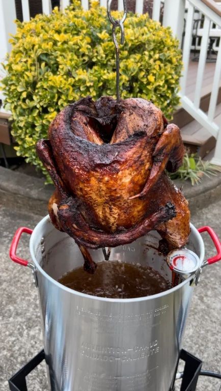 Jerk Seasoned Fried Turkey
