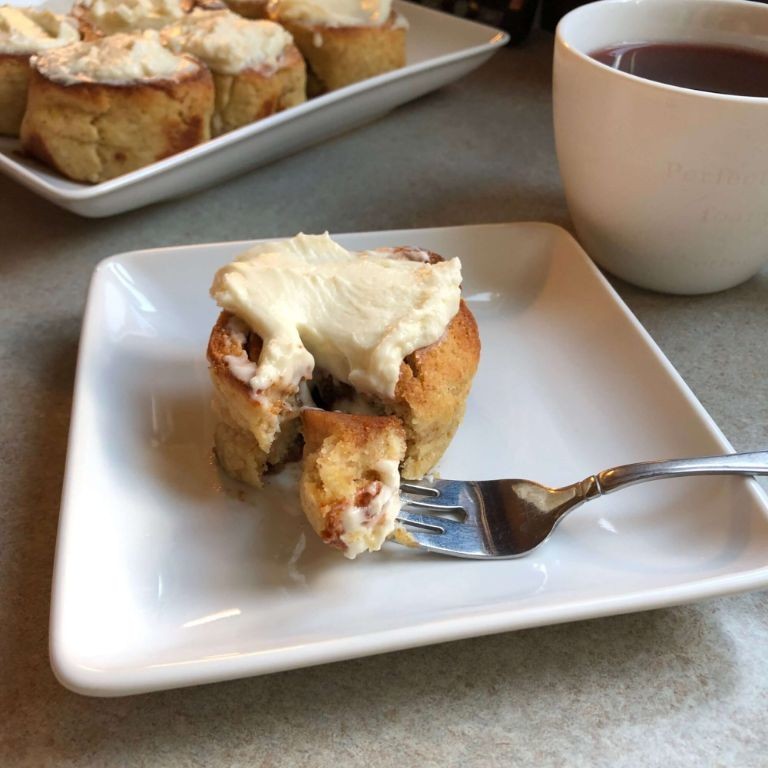 Keto Chow Cinnamon Roll Pudding