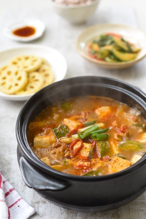 Korean Pork and Potato Stew (Doenjang Jjigae)