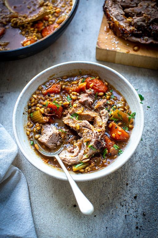 Lamb and Pearl Barley Stew