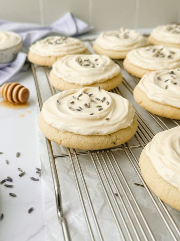Lavender Honey Butter Cookies