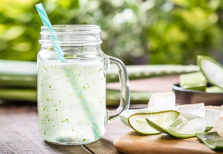 Lemon Aloe Vera Detox Juice