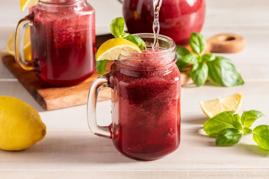 Lemon Basil Detox Cooler