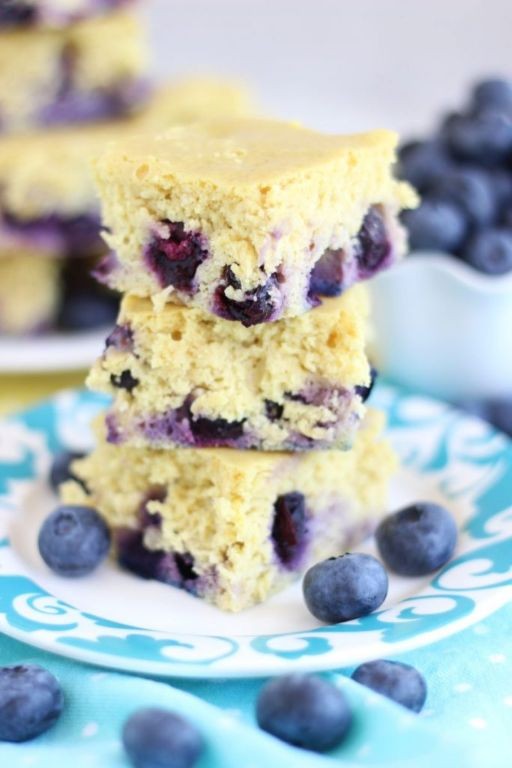 Lemon Blueberry Protein Bars