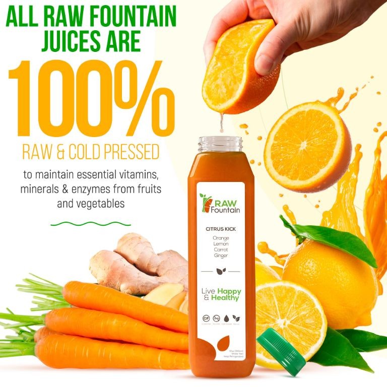 Lemon Carrot Ginger Detox Juice
