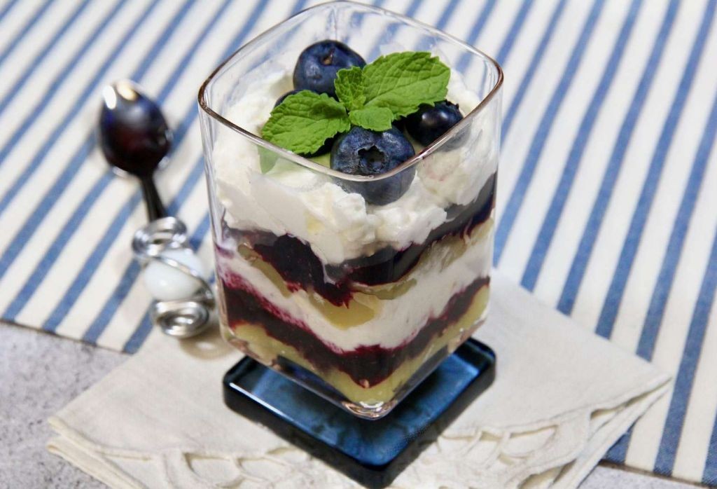 Lemon Curd and Blueberry Parfait