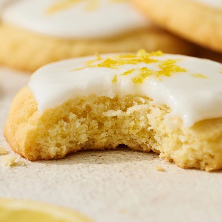Lemon Glazed Butter Cookies
