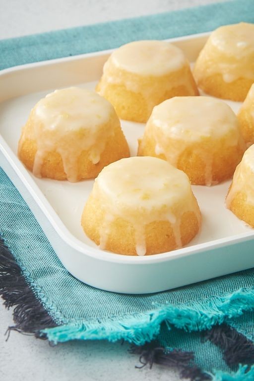 Lemon Glazed Mini Pound Cakes