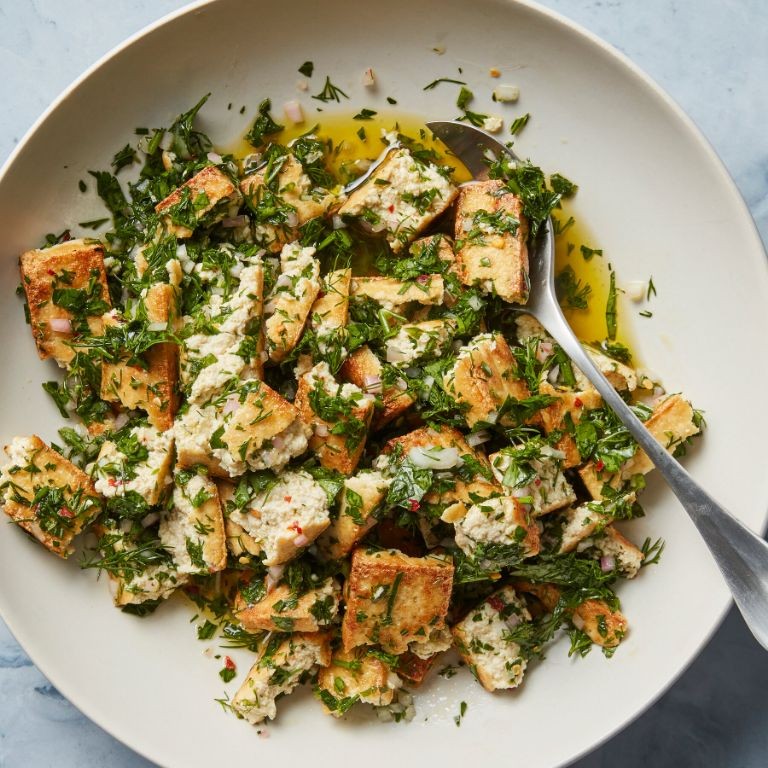 Lemon Herb Infused Tofu