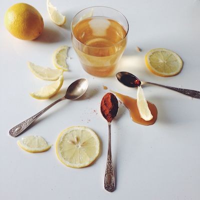 Lemon Maple Syrup Detox Tonic