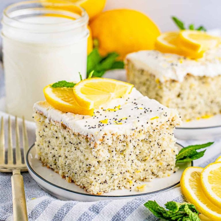 Lemon Poppy Seed Olive Garden Cake