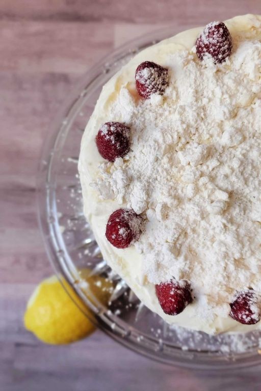 Lemon Raspberry Olive Garden Cake