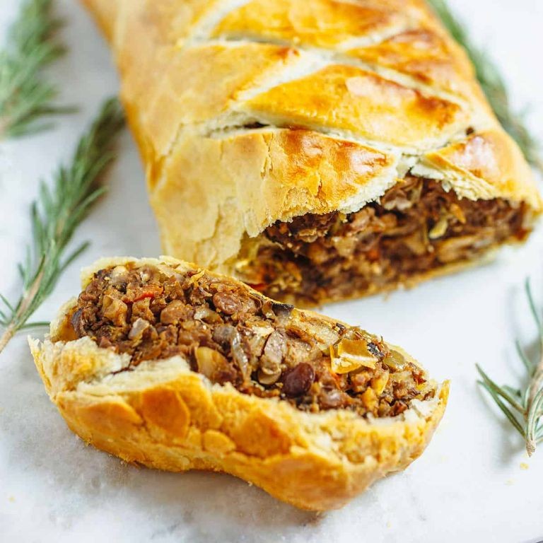 Lentil and Mushroom Wellington