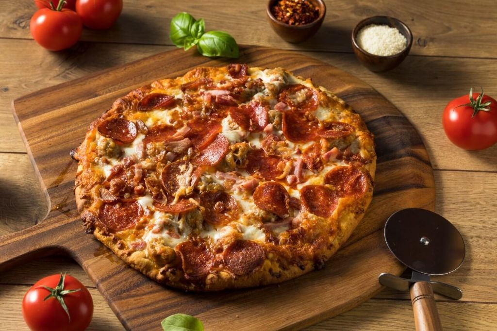 Loaded Meat Lover’s Stone-Baked Pizza