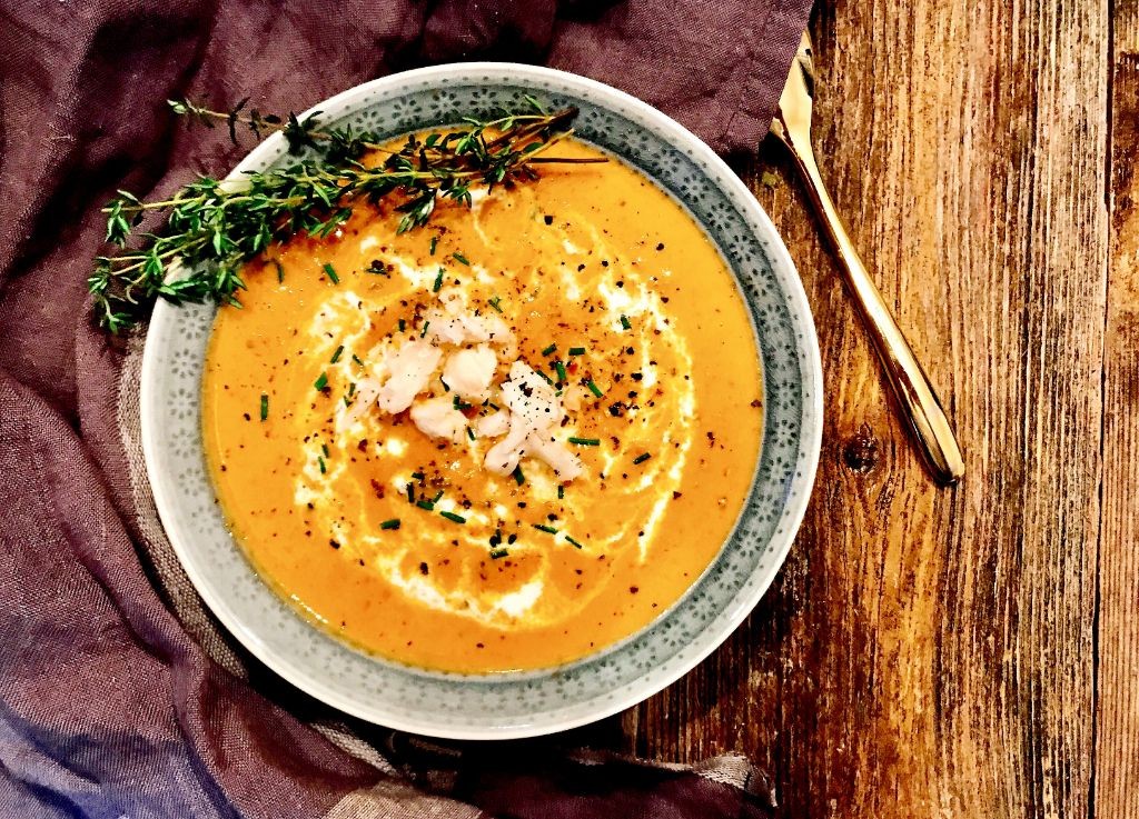 Lobster Bisque with Sherry Cream