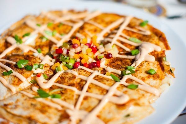 Lobster Quesadillas with Chipotle Sauce