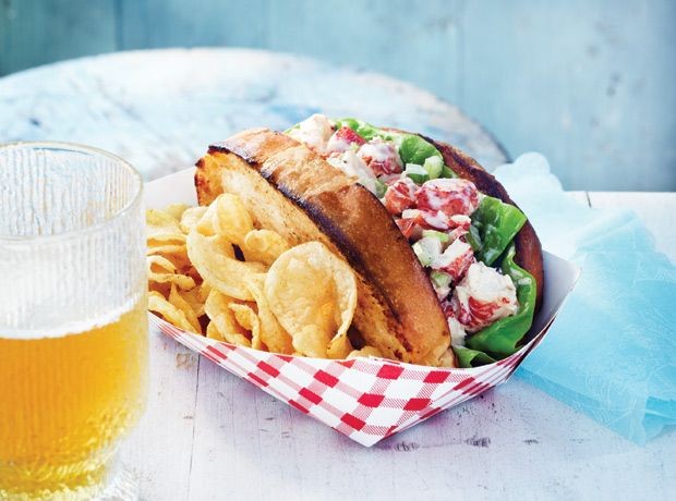 Lobster Roll with Garlic Aioli