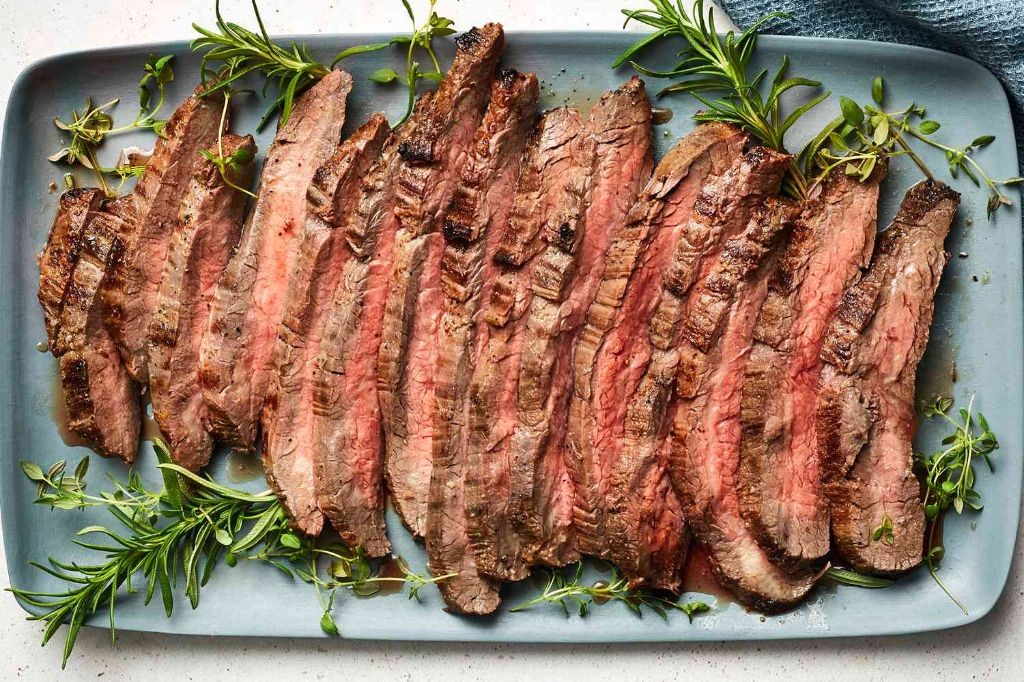London Broil with Roasted Garlic and Rosemary