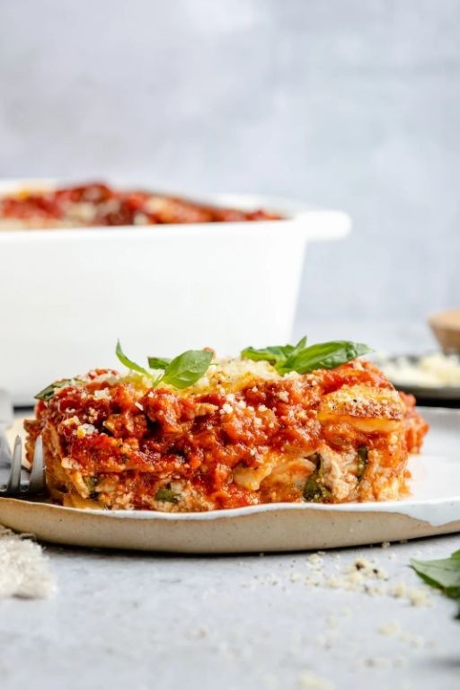 Lowfat Lasagna with Turkey Sausage and Fennel