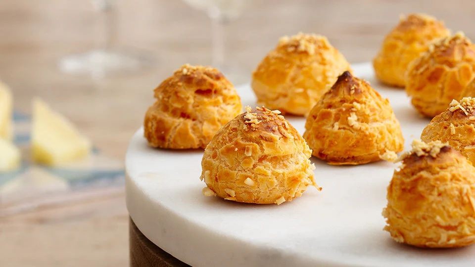 Manchego Cheese and Smoked Paprika Gougères